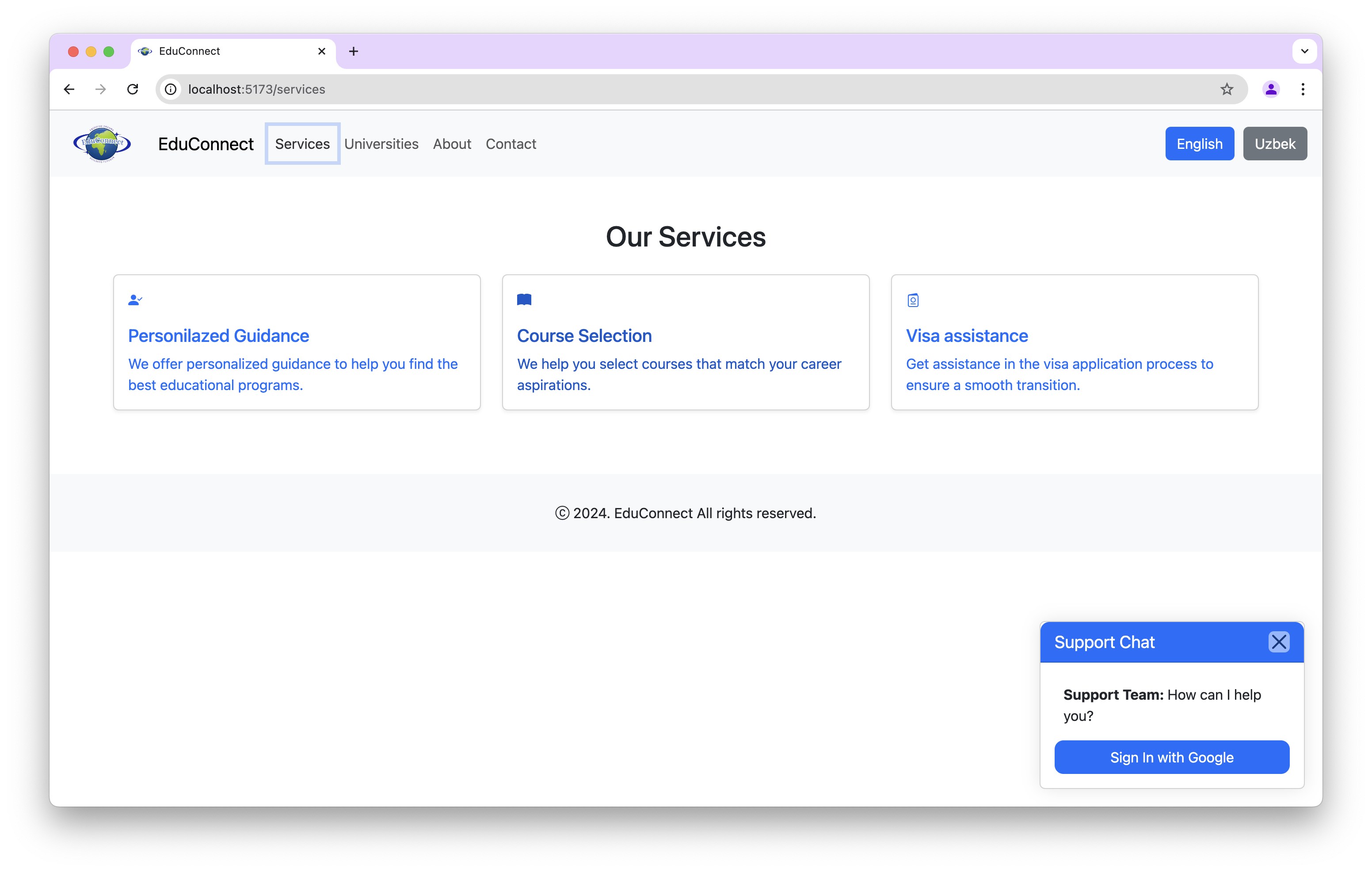 Bilingual Study Abroad Advisory Platform